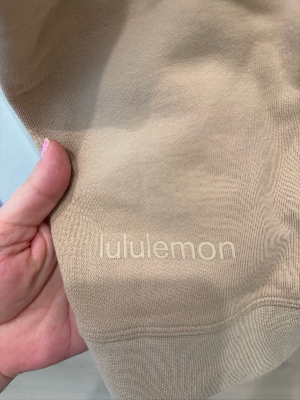lululemon athletica Crewneck Sweatshirt - Light Tan- Womens 18 - Picture 8 of 8